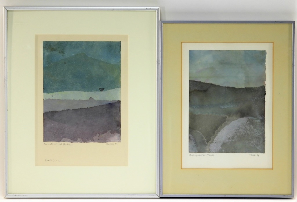 2 LEE HALL MODERN ABSTRACT
