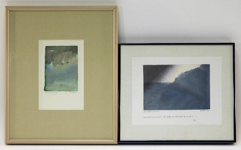 2 LEE HALL MODERN ABSTRACT