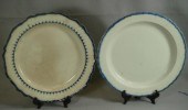 2 Leeds pearlware chargers 14-