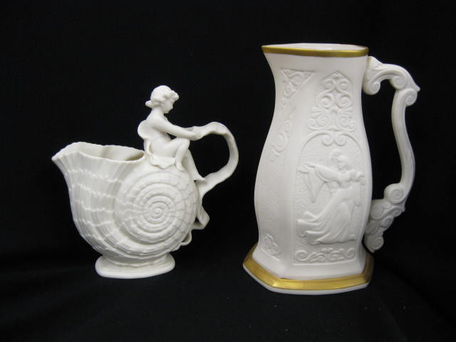 2 Lenox Porcelain Pitchers
