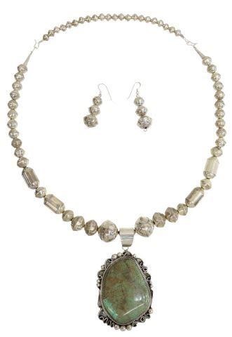 (2) LESLIE NEZ NAVAJO STERLING &