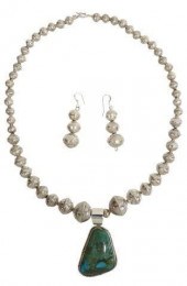 (2) LESLIE NEZ NAVAJO STERLING