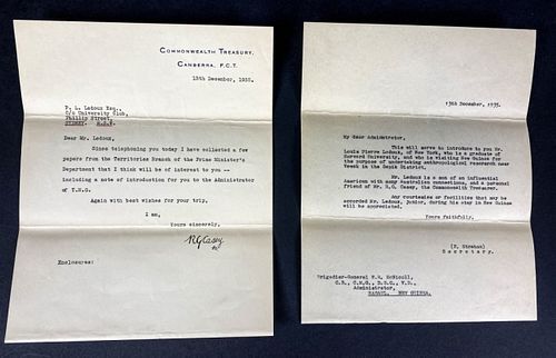 2 LETTER OF INTRODUCTION 1935 FOR