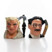 2 LG ROYAL DOULTON CHARACTER J