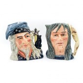2 LG ROYAL DOULTON CHARACTER J