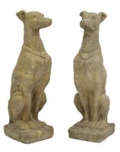 (2) LIFE-SIZE CAST STONE ITALI