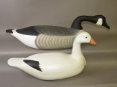 2 LIFE SIZE GOOSE DECOYS SIGNE