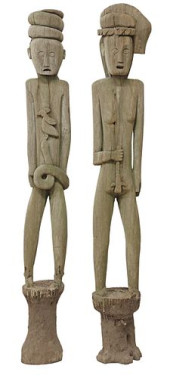 (2) LIFE-SIZE SOUTHEAST ASIAN