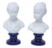 (2) LIMOGES BISCUIT PORCELAIN