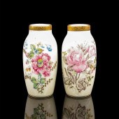 2 LIMOGES FRANCE MINIATURE VAS