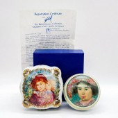 2 LIMOGES TRINKET BOXESPorcela