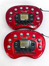(2) LINE 6 POD X3 EFFECTS PROC