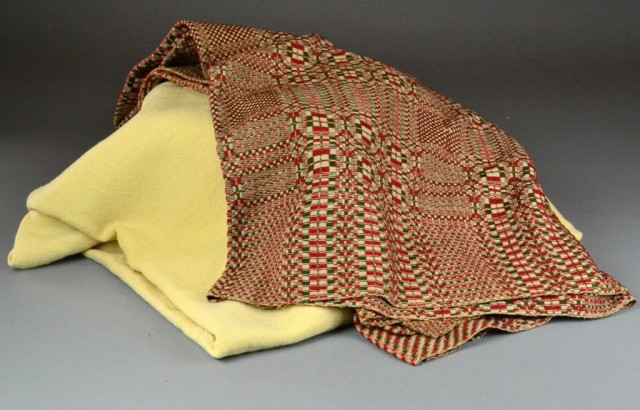 (2) Linsey-woolsey Bedspread &