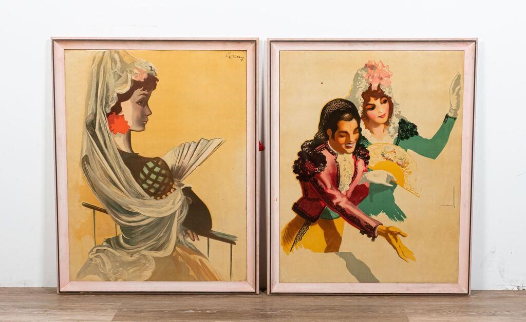 2 LITHOGRAPH POSTERS2 lithograph