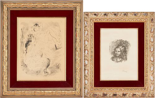 2 LITHOGRAPHS, PIERRE-AUGUSTE