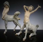 2 LLADRO FIGURES CENTAUR BOY &