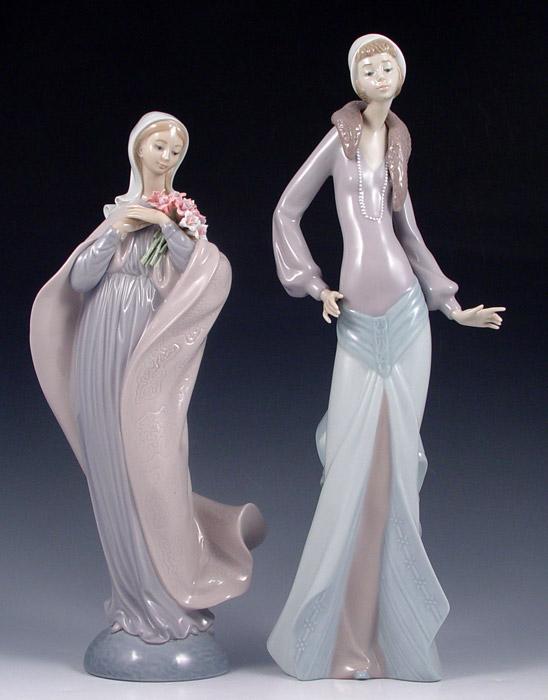 2 LLADRO FIGURINES: 1) Retired in