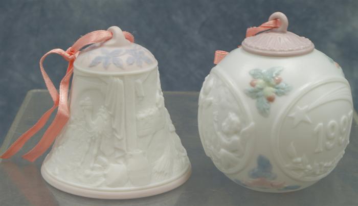 (2) Lladro figurines, Christmas