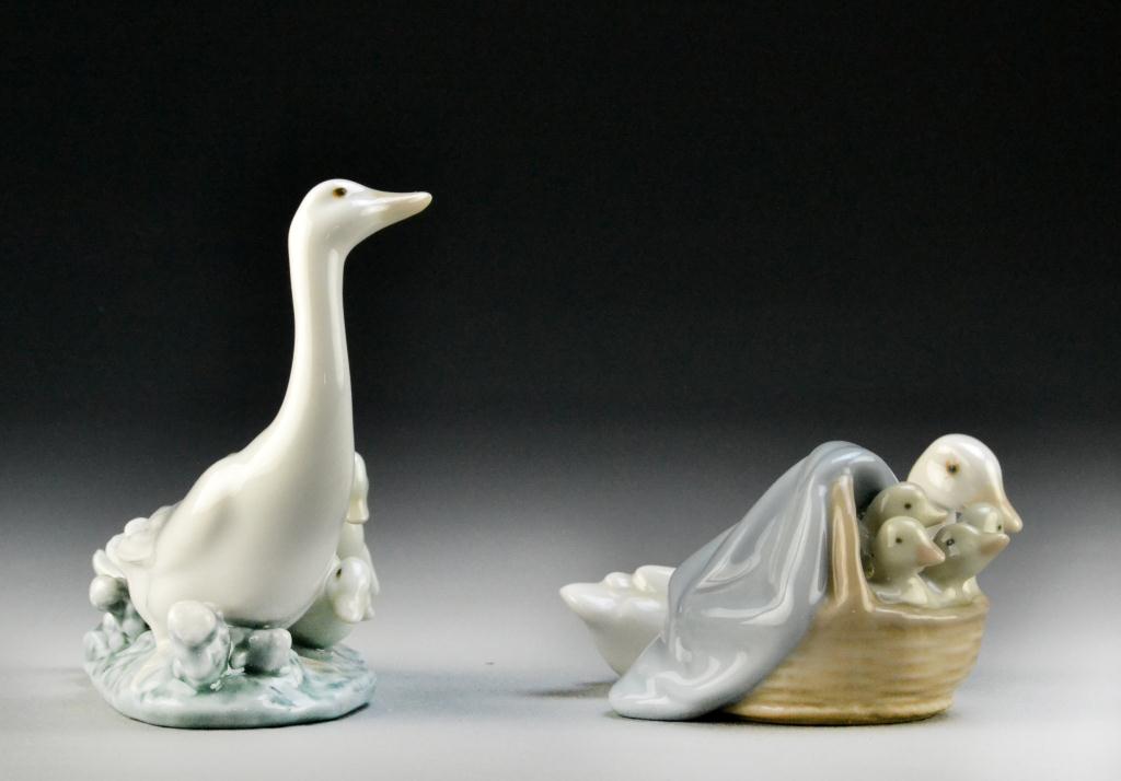 (2) Lladro Figurines - Duck