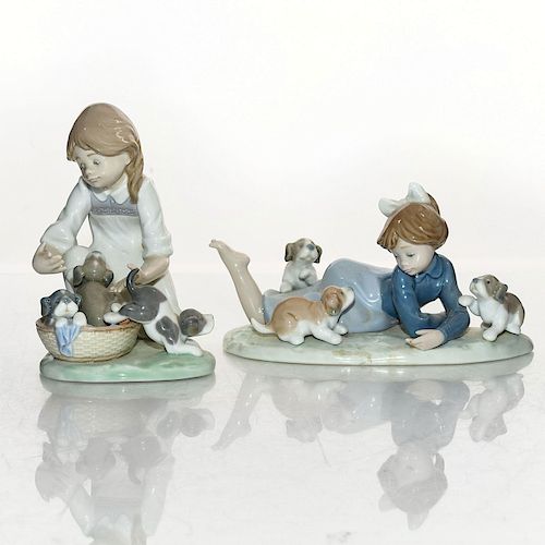 2 LLADRO FIGURINESJoy in a
