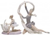 (2) LLADRO & NAO BY LLADRO POR