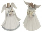(2) LLADRO PORCELAIN ANGEL TRE