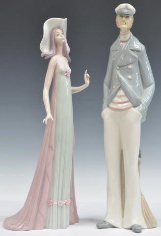 (2) LLADRO PORCELAIN FIGURES,