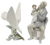 (2) LLADRO PORCELAIN FIGURES,