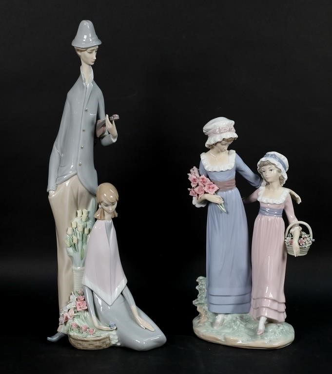 2 LLADRO PORCELAIN FIGURES