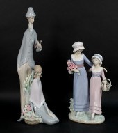 2 LLADRO PORCELAIN FIGURES VIO