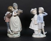 2 LLADRO PORCELAIN FIGURINES P