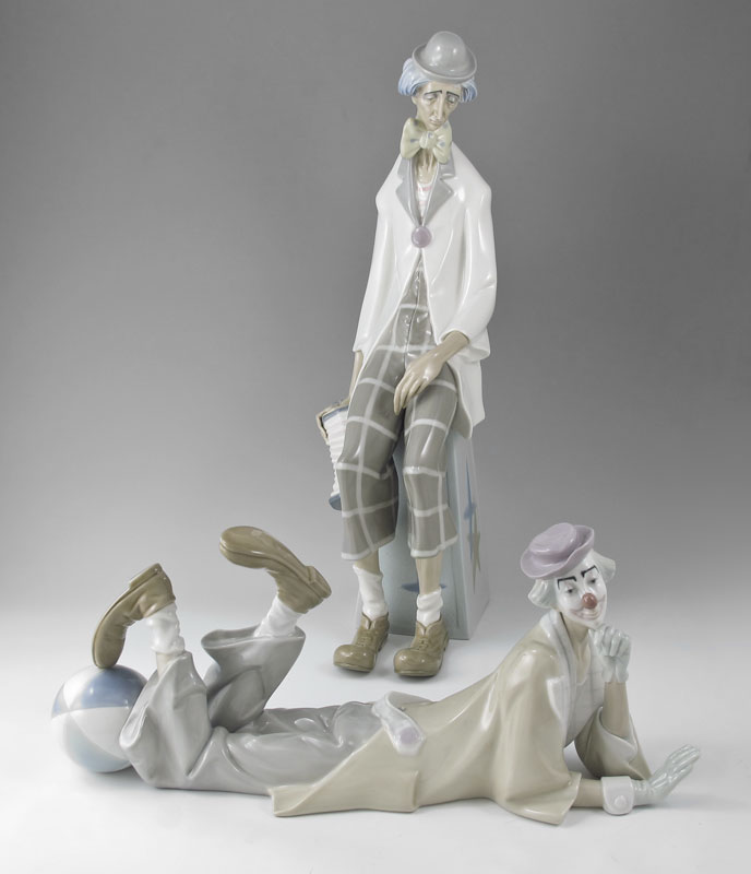 2 LLADRO SALVADOR FURIO CLOWN
