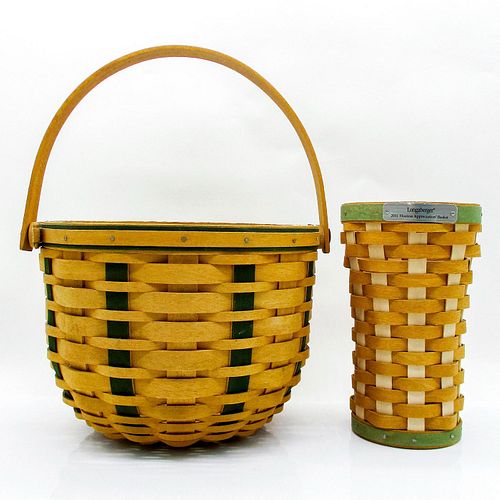 2 LONGABERGER BASKETS, HOSTESS