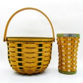2 LONGABERGER BASKETS, HOSTESS
