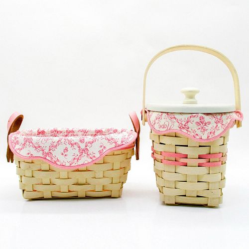 2 LONGABERGER MINI BASKETS,