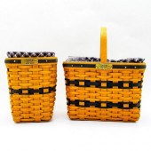 2 LONGABERGER MINI BASKETS, BR