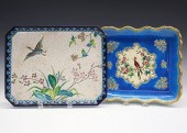 2 LONGWY CERAMIC TRAYSTwo Late
