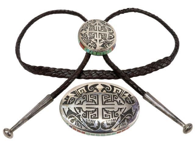2) LONN PARKER NAVAJO SILVER