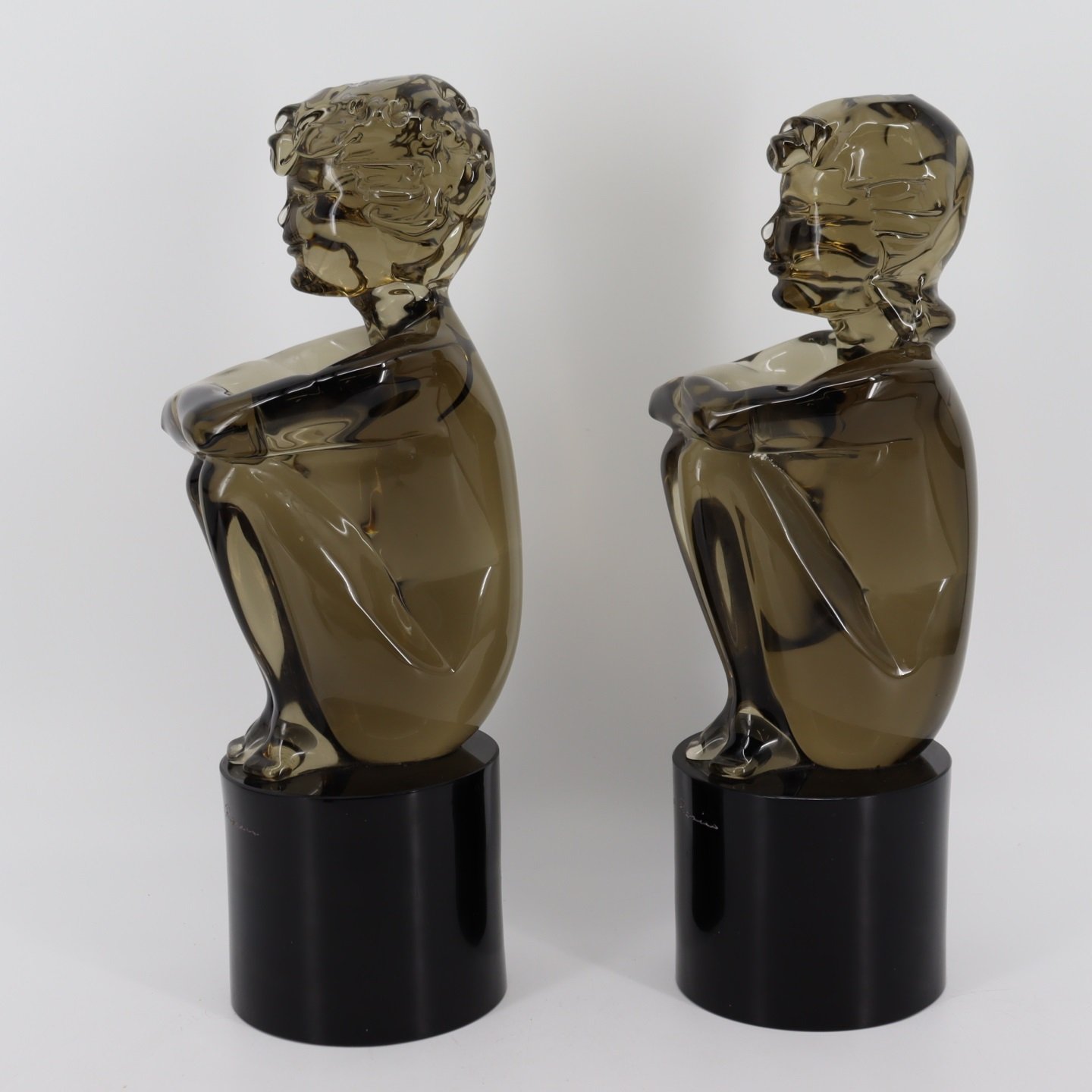 2 LOREDANO ROSIN SIGNED MURANO