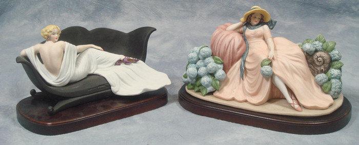 2 Louis Icart porcelain