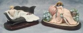 2 Louis Icart porcelain figuri
