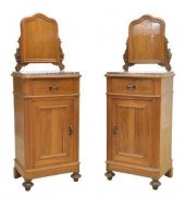 (2) LOUIS PHILIPPE MARBLE-TOP