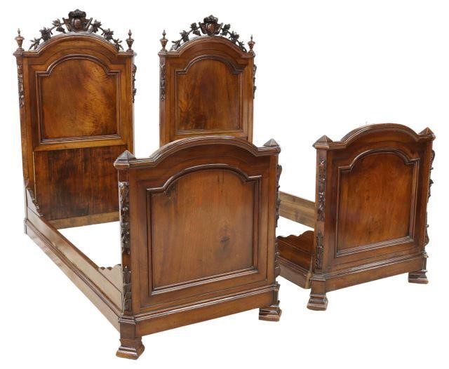 (2) LOUIS PHILIPPE PERIOD CARVED