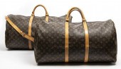 (2) LOUIS VUITTON 'KEEPALL' MO