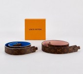 2 LOUIS VUITTON REVERSIBLE SHO