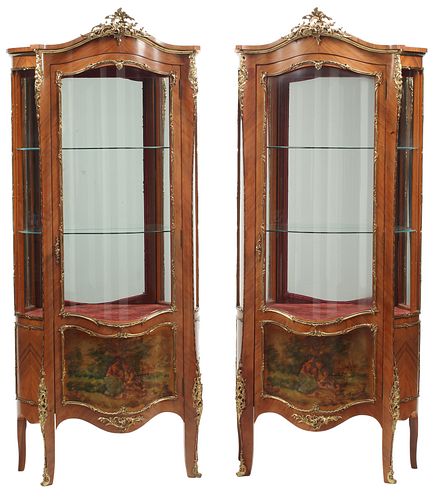 (2) LOUIS XV STYLE &#039;VERNIS