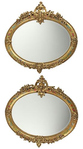 (2) LOUIS XV STYLE GILT &AMP;