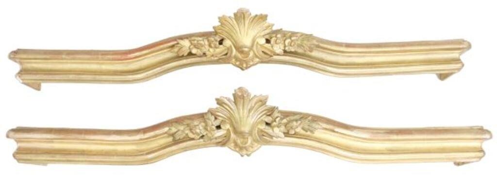 (2) LOUIS XV STYLE GILTWOOD