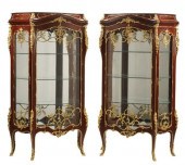 (2) LOUIS XV STYLE ORMOLU MOUN