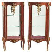 (2) LOUIS XV STYLE ORMOLU-MOUN